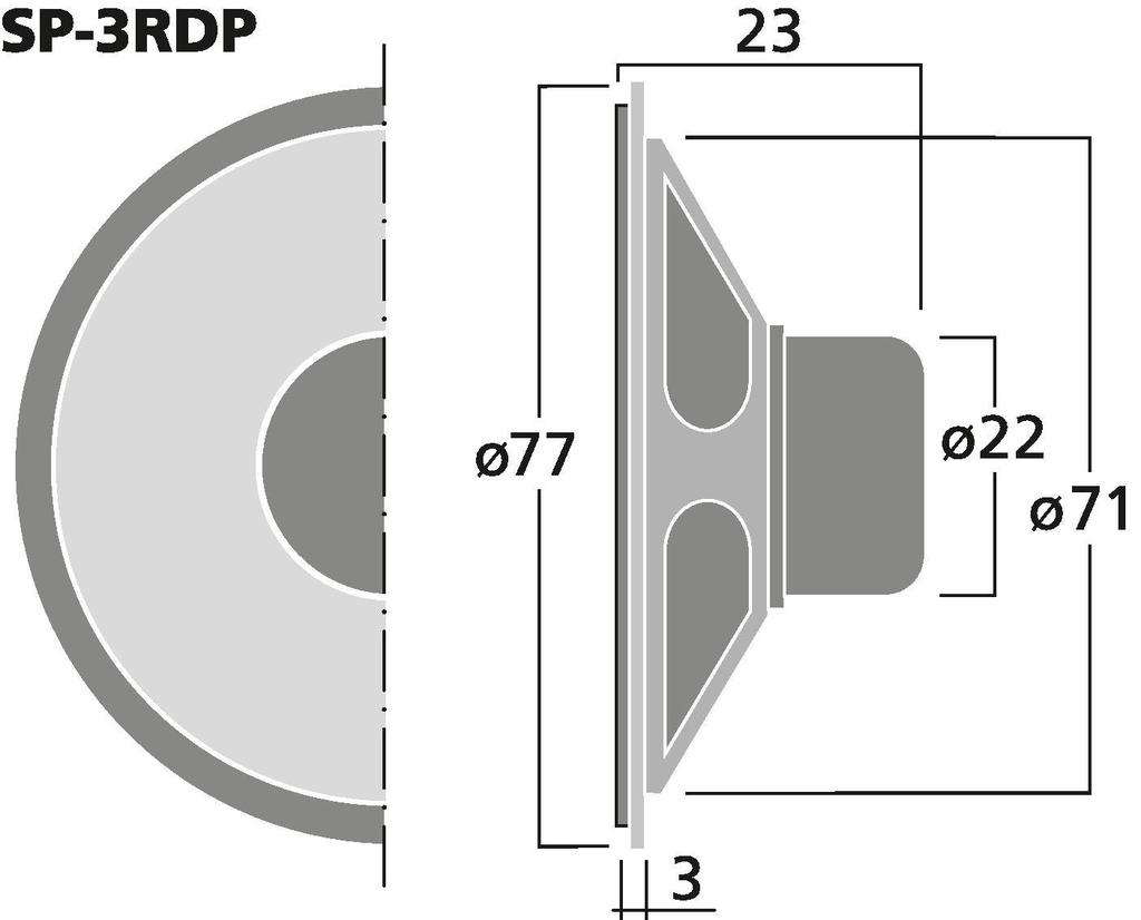 SP-3RDP - Mini Altoparlante
