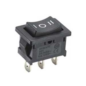 Deviatore Bilanciere 10A-250V Nero I -0-I DE/3412H-C
