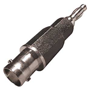 Adattatore Presa BNC-Spina Banana Ø4mm AD/176-C