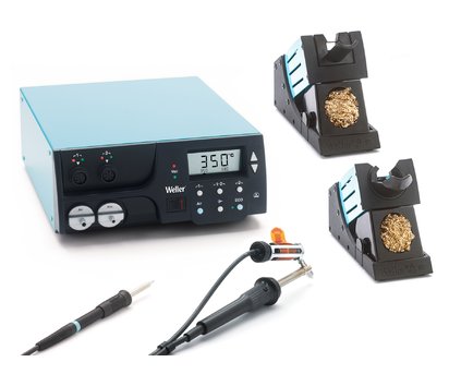 Stazione saldante Weller WR2002, 2 uscite, 230V, Tipo F, T0053380699N