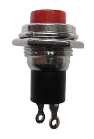 Pulsante N.A. Sald. 1A-150V Rosso NAP/52R-C