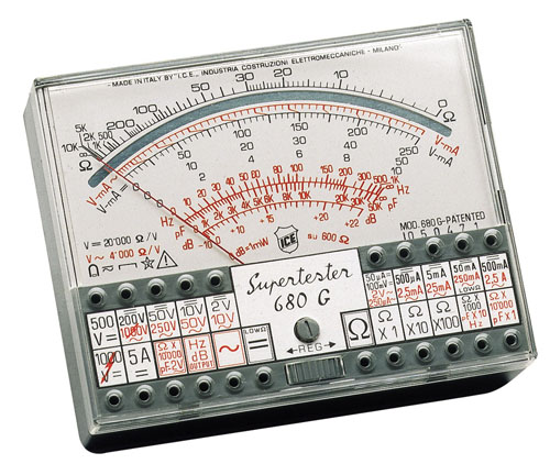 Multimetro Analogico Professionale ICE-680/G