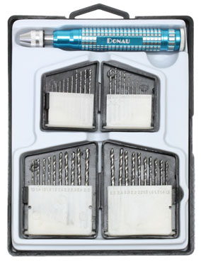 Set punte di precisione con trapano manuale HSS250 Donau