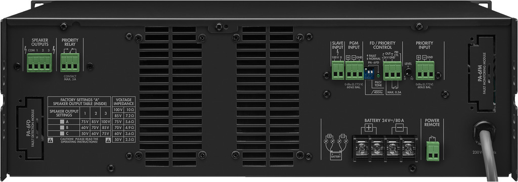 PA-1960 - Amplificatore PA