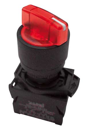Selettore Luminoso Led Leva A 3 Posizioni Fisse Rosso AP/INT/3465-I