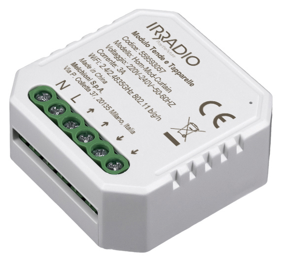 Modulo switch tapparelle-Tende -3A  WiFi Hom-Mod-Curtain