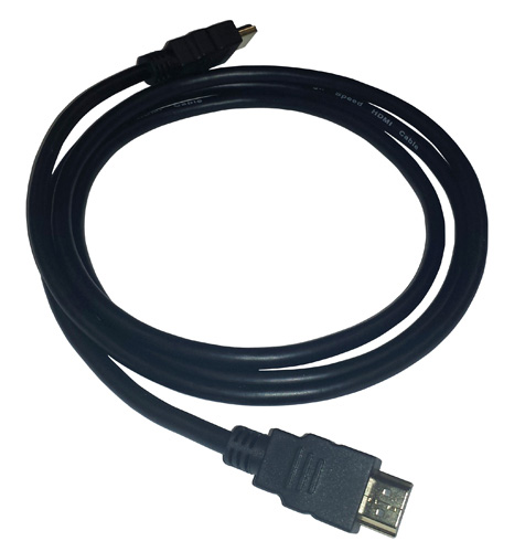 Cavo hdmi alta velocità, full hd 1080p, 0.5mt. MKC audiovideo MK-BK-0.5V1.3b