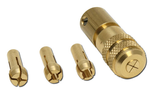 Mandrino con ganascia intercambiabile per punte 0,3-3,2mm 1504 Donau