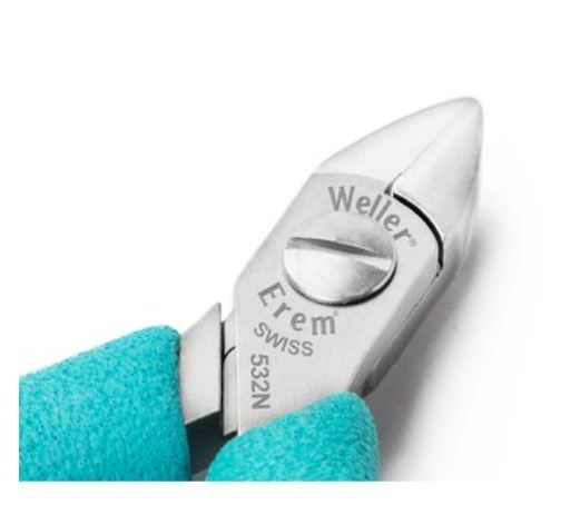 Tronchese con testa a taglio laterale – testa ovale, Serie 500 532N Weller
