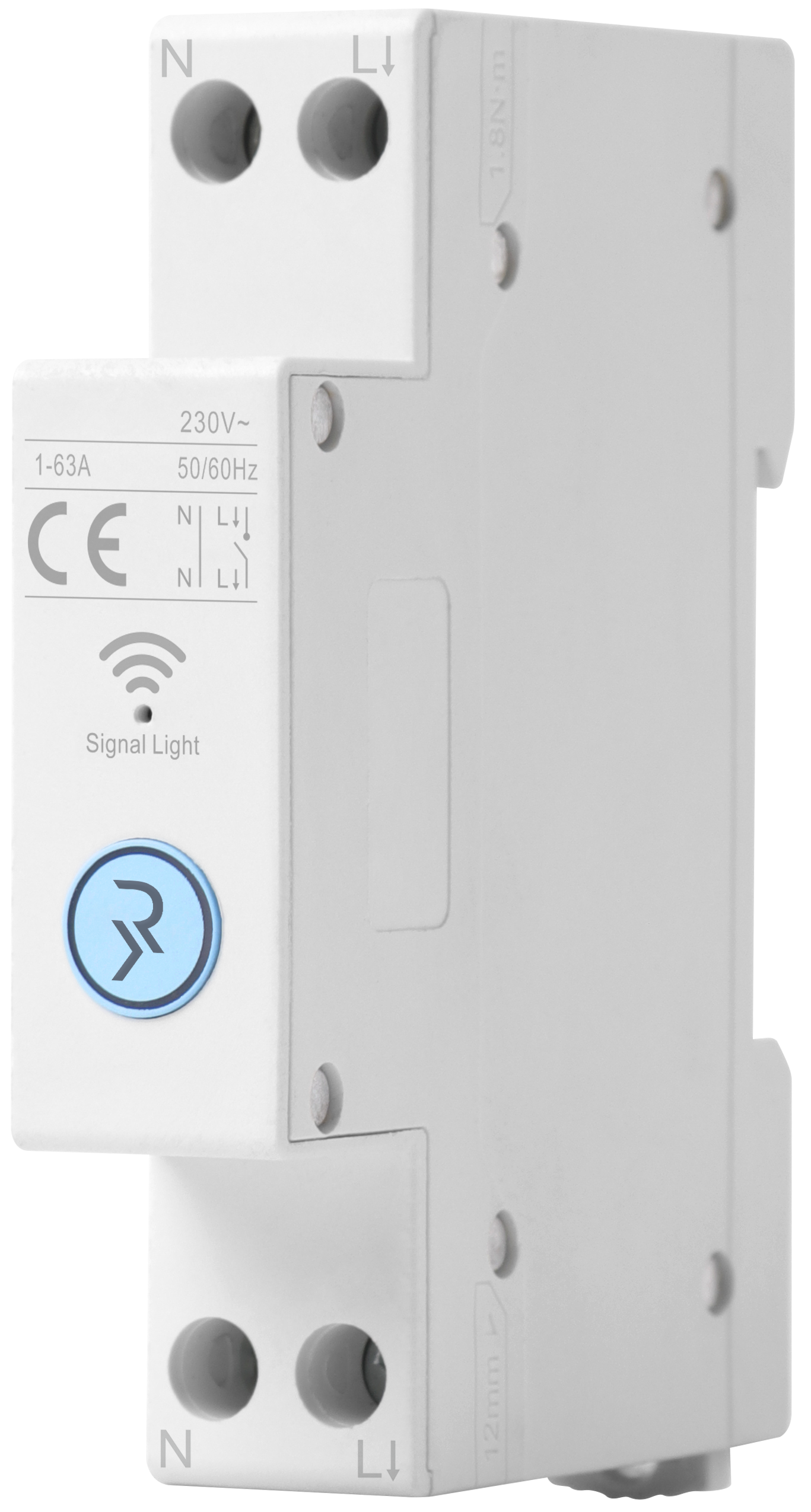 IR-SWITCH Interruttore da quadro smart IRRADIO con misuratore di consumi