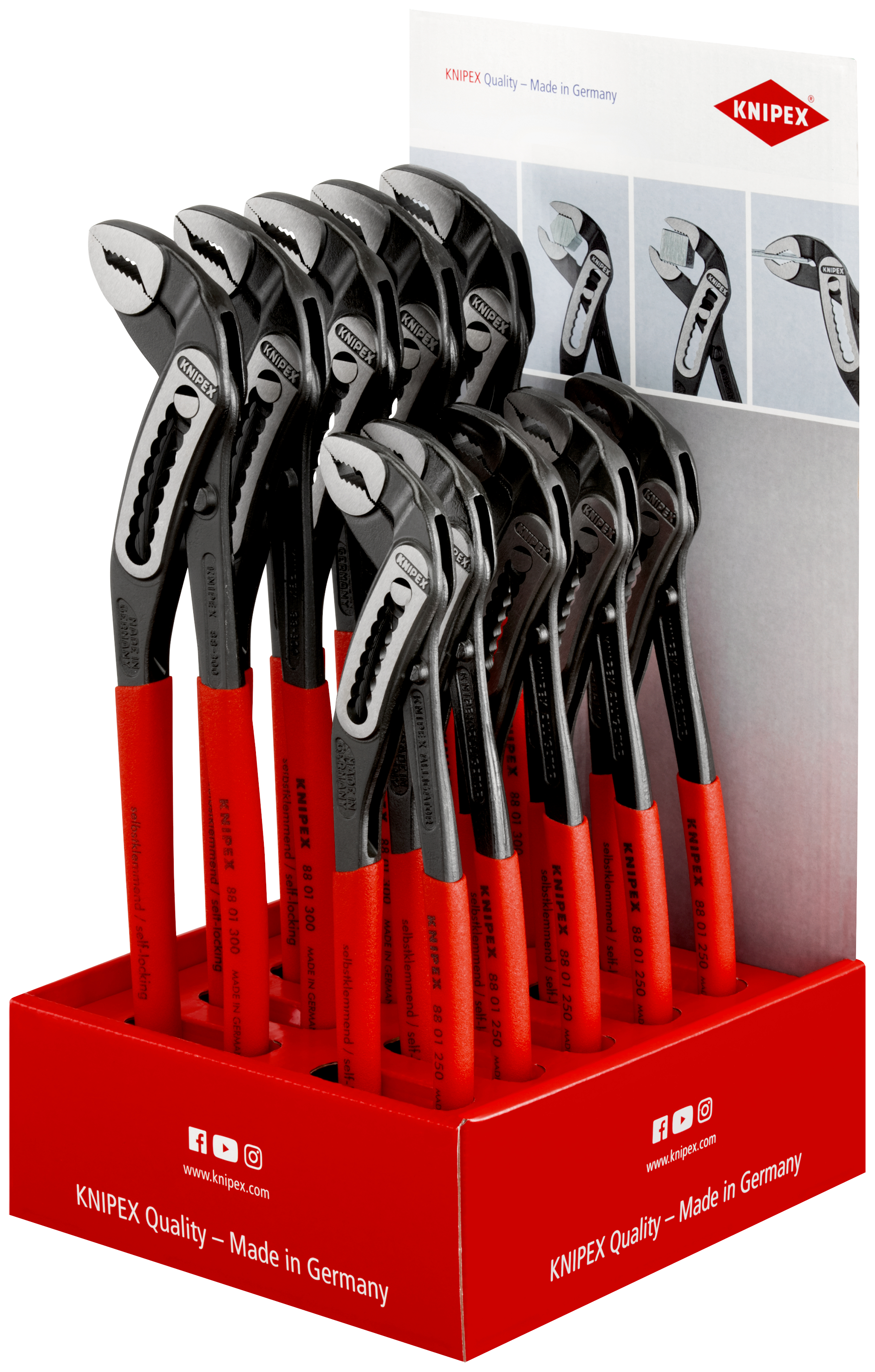 Esposit. da banco Alligator®8801250/300 00 18 01 V15