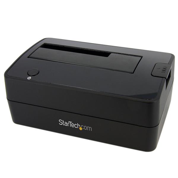 Startech.com SATDOCKU3S Docking Station per Hard Disk a Singolo Slot - Dock USB 3.0 (5 Gbps) per Hard Drive HDD/SSD SATA I/II/III da 2,5/3,5" - Slot con Carica dall'Alto (SATDOCKU3S)
