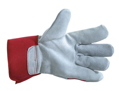 Guanti in pelle canadian rigger grigi Pro-Safe, alta qualità, taglia unica