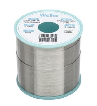 WSW SAC M1 Filo saldante, Ø 0, 5 mm, 500 gr T0051386499 - Weller