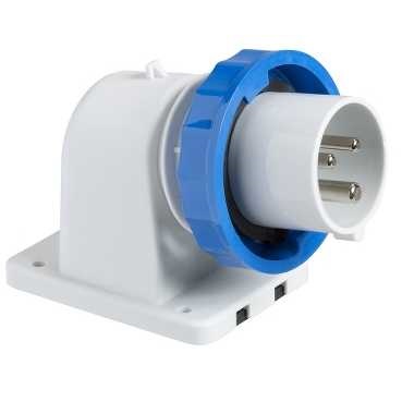 Spina fissa BT Schneider da incasso IP67 16A 220V 2P+T 83854