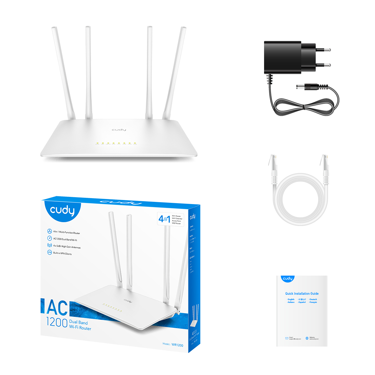 WR1200 - AC1200 Wi-Fi Router