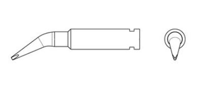 Punta saldante, a cacciavite, 0,8 x 0,4 mm T0054491299 - Weller