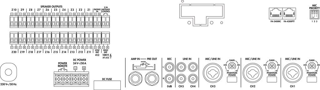PA-6020Z - Amplificatore PA