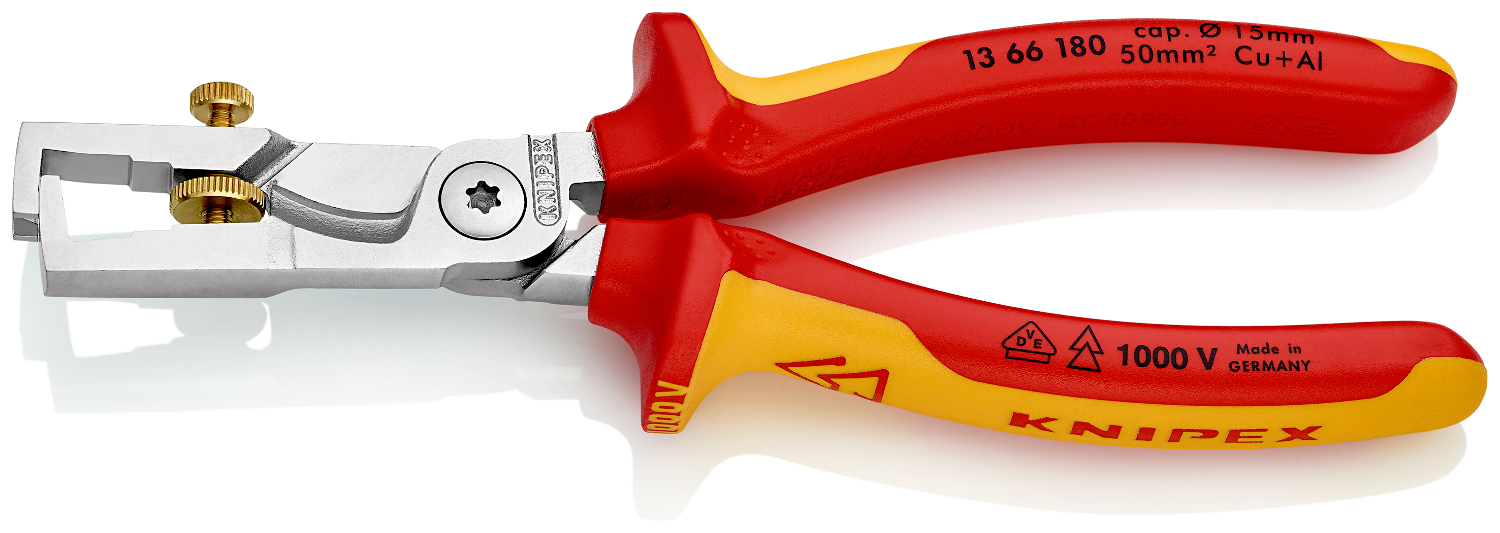 StriX Pinza spelacavi con cesoia per cav 13 66 180, isolamento a 1000V