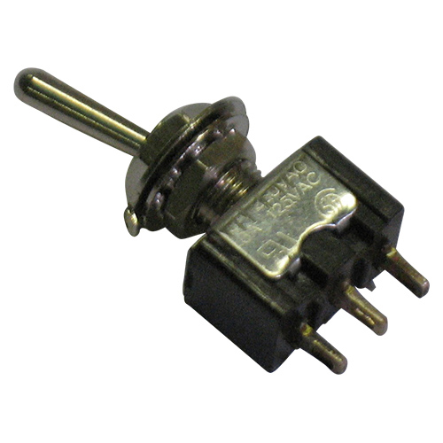 Deviatore miniatura a leva unipolare on-on 6a-125v FR5004