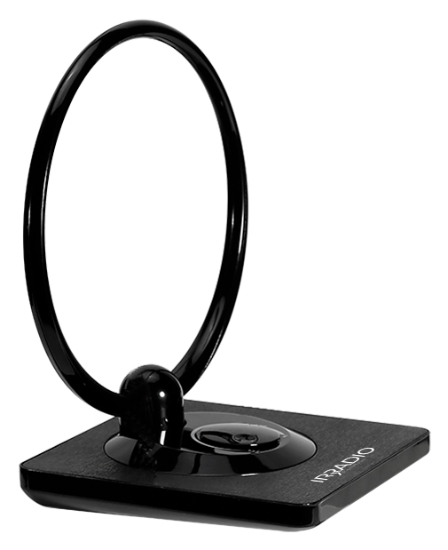 IR-Digital 1 USB Antenna DVB-T2 da interno amplificata, colore nero