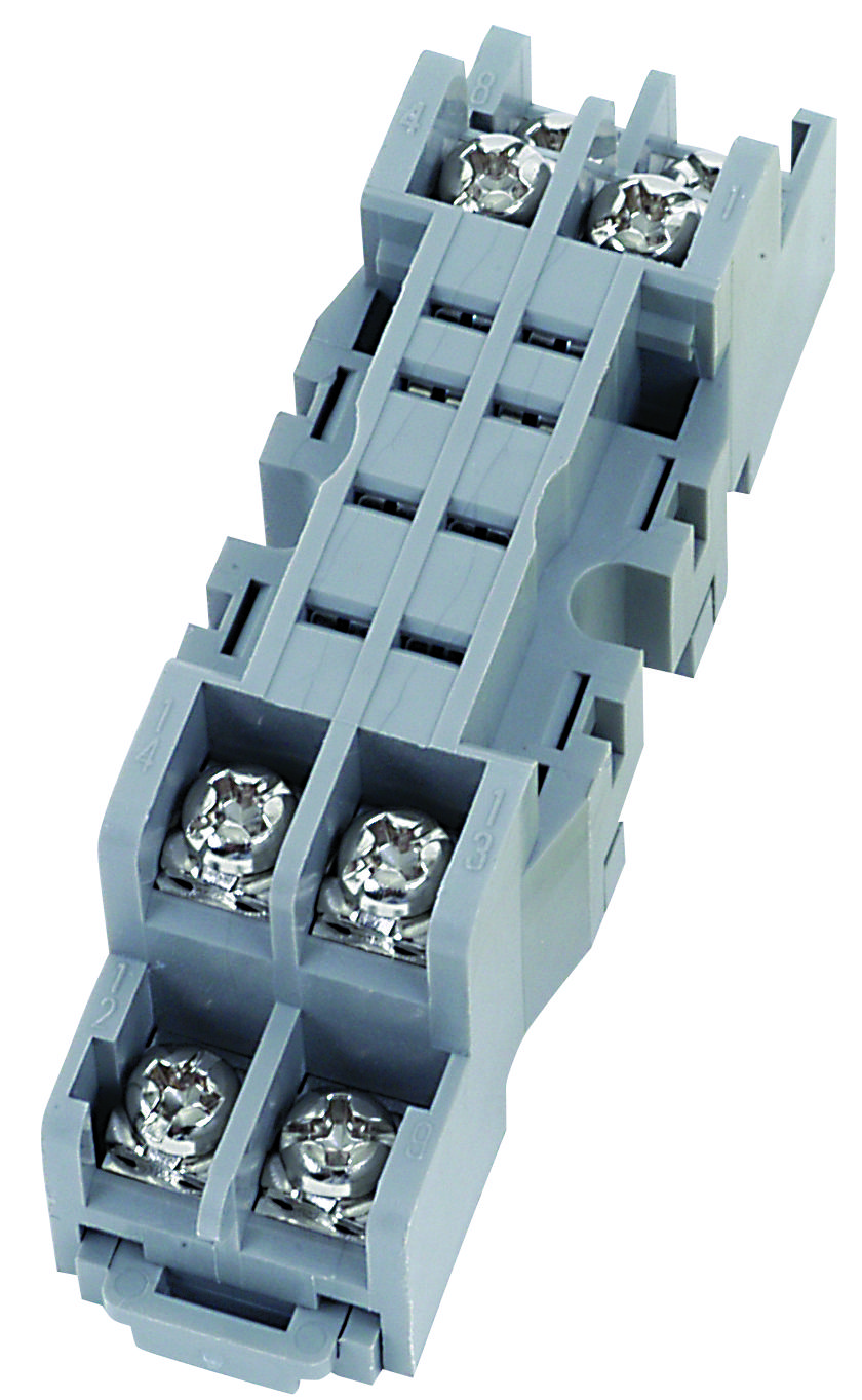 Zoccolo Fingersafe Guida Din Per Rele 2 Contatti Sy2S-05C Idec