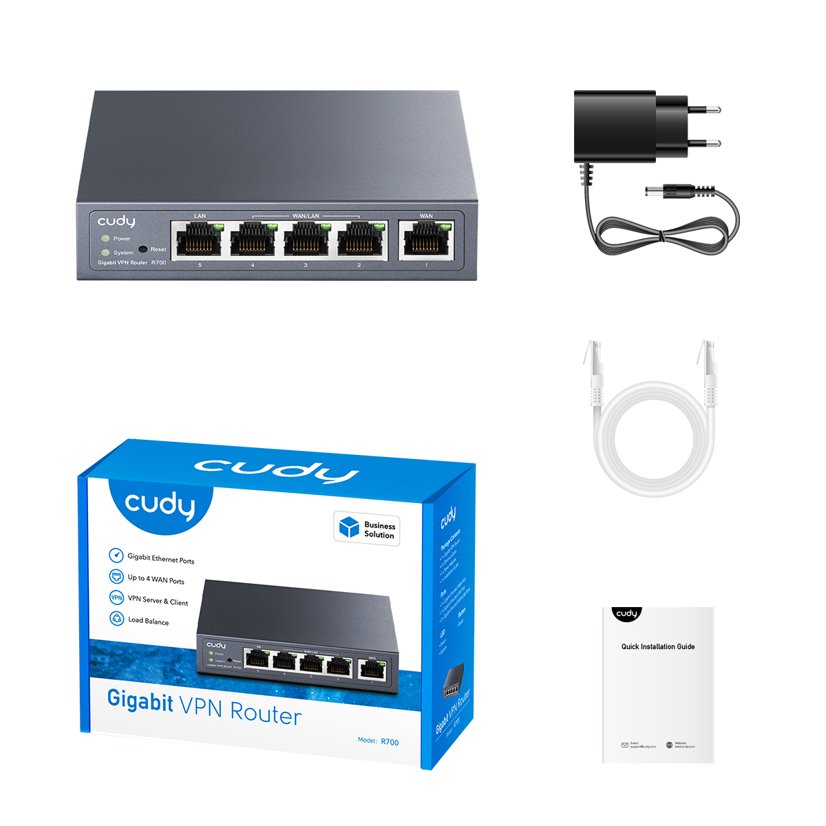 R700 - Gigabit Multi-WAN VPN Router