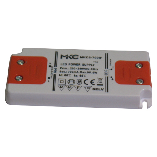 Driver LED MKC6-700IF 700MA 6W USCITA 9 VDC MAX MKC6-700IF