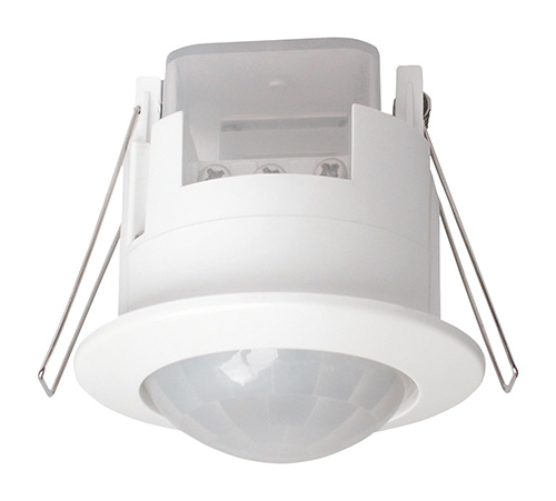 Sensore PIR LX41 bianco da soffitto incasso 360° 6mt