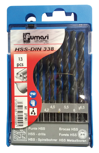 PUNTE 271001 HSS 1,5-6,5MM (13PZ) 271001