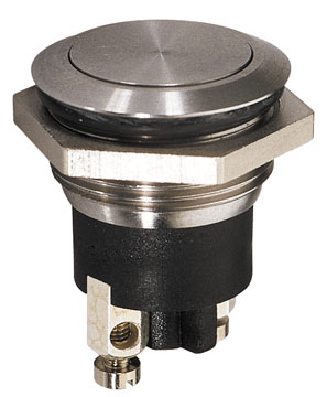 Pulsante unipolare antivandalismo n.a. off-on MP-0037