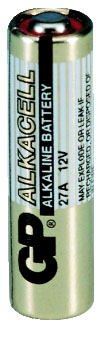 GP 27A batteria alcalina A27 in blister da 1 pila