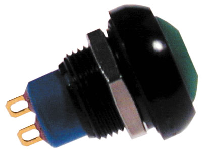 PULSANTE IP67 TONDO NERO