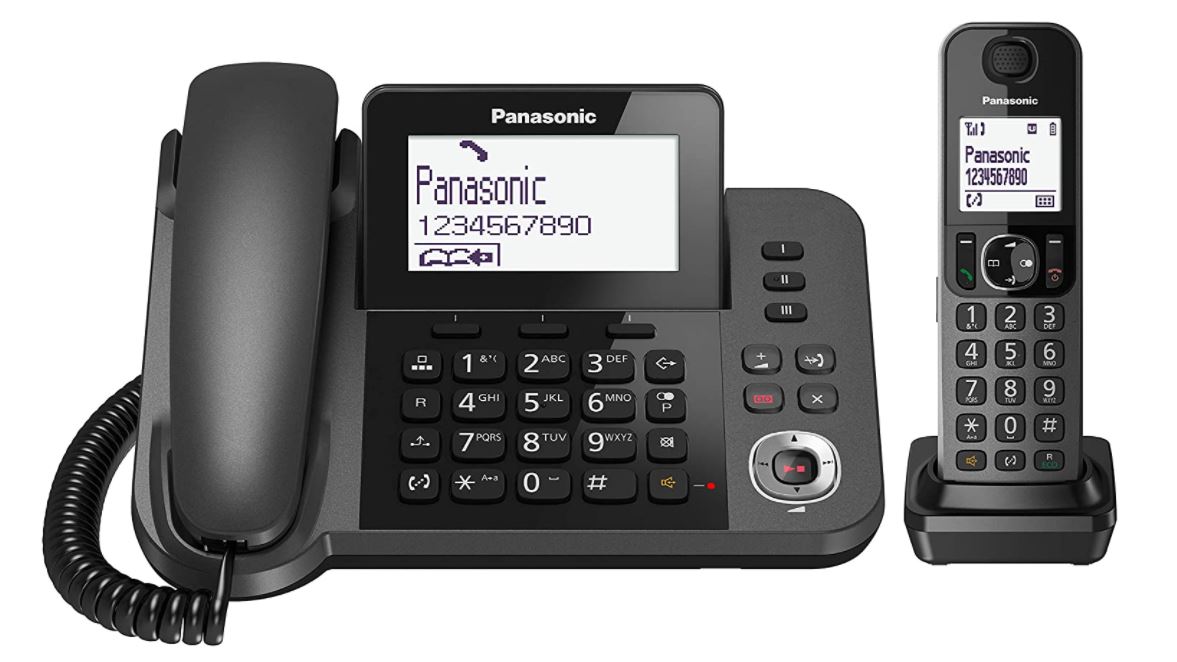 Telefono Centralino Panasonic KX-TGF320EXM Cordless+Filo, DECT, segreteria tel