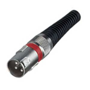 Spina Microfonica Autobloccante Con Guidacavo Plastica 3 Poli SP/1315-I