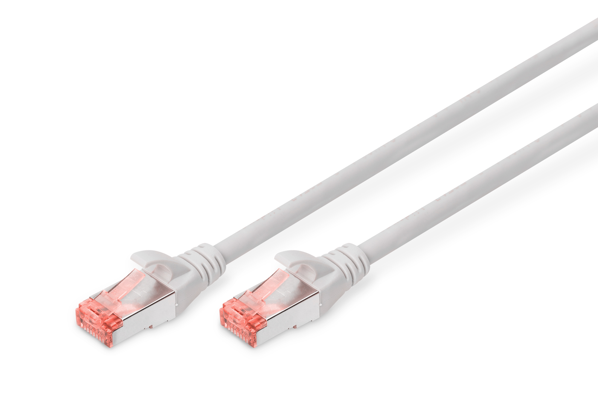 Digitus DK-1644100 - Cavo Patch S-FTP CAT 6, CU, 27AWG, guaina LSZH, colore grigio, lunghezza 10 mt.
