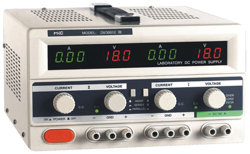Alimentatore duale da banco MKC DM3005EIII 0-30v 0-5A