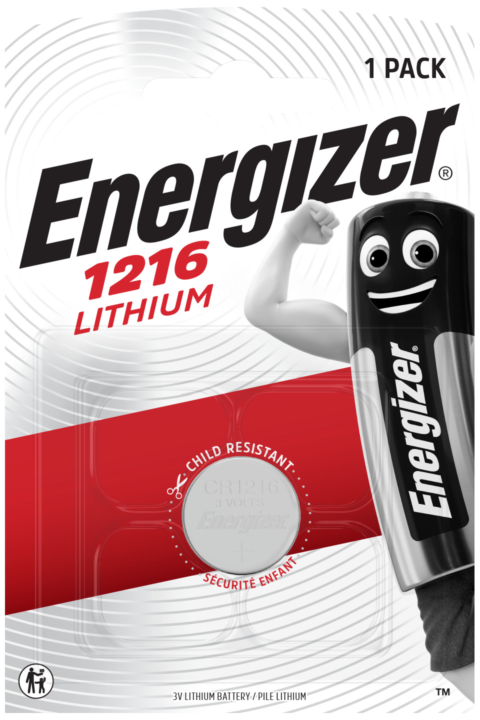 ENERGIZER Lithium CR1216 blister da 1