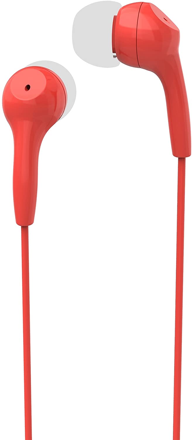 Auricolare stereo a filo Mod. Earbuds 2 rossa