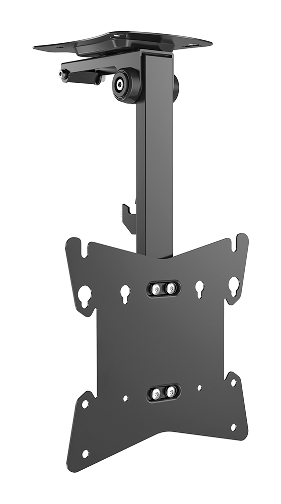 Supporto TV 17''-42''  da soffitto  con discesa regolabile  272-332mm nero, Mod. STV-IR-1742-S