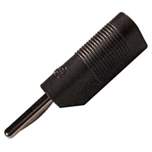 Spina Banana Professionale Ø4mm Nero BA/437N-C