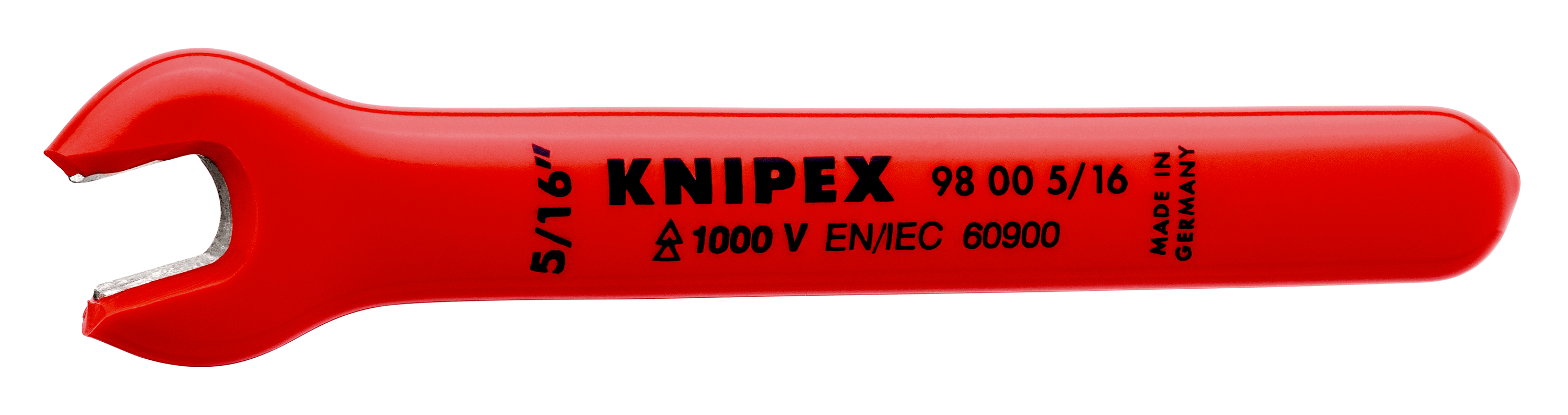 Chiave a forchetta semplice 98 00 5/16", isolamento a 1000V