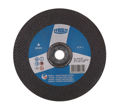 Disco Tyrolit Basic per smerigliatrice 115x6x22.23mm