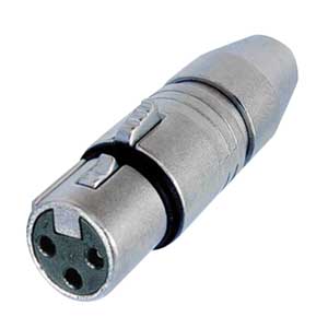 Presa Microfonica Autobloccante Con Guidacavo Metallo 3 Poli PR/309-C