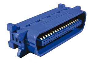 Connettore Maschio Centronics A Perforazione Isolato 50P. CX/1017-C