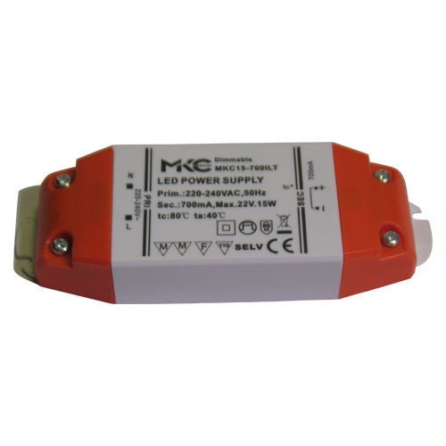 Driver LED MKC15-700ILT 700MA 15W USC.22 VDC DIM MKC15-700ILT