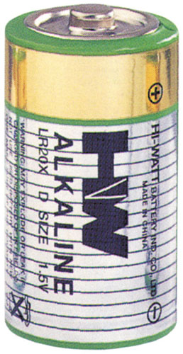 Hi_watt 491465737 HI WATT batteria alcalina D in blister da 2 pile