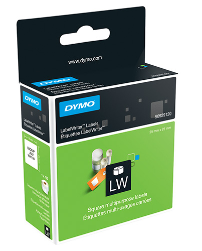Etichette DYMO® LabelWriter™ Multiuso Quadrate 25 x 25 mm 750