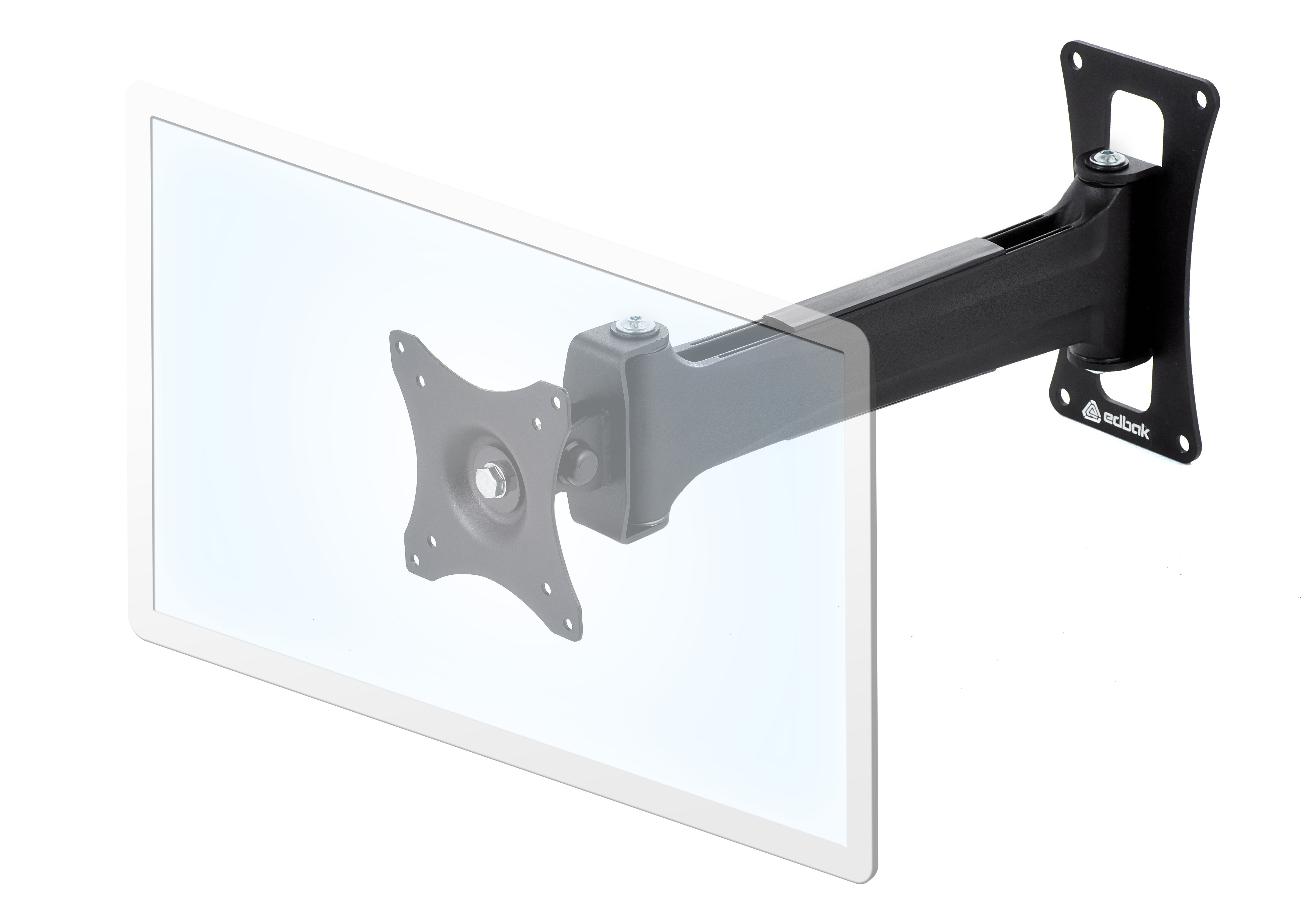 VSM651 - Supporto a parete con braccio orientabile per schermi da 10-32".