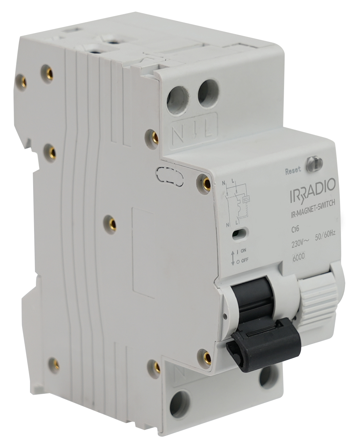 IR-MAGNET-SWITCH Interruttore magnetotermico smart IRRADIO 1P+N